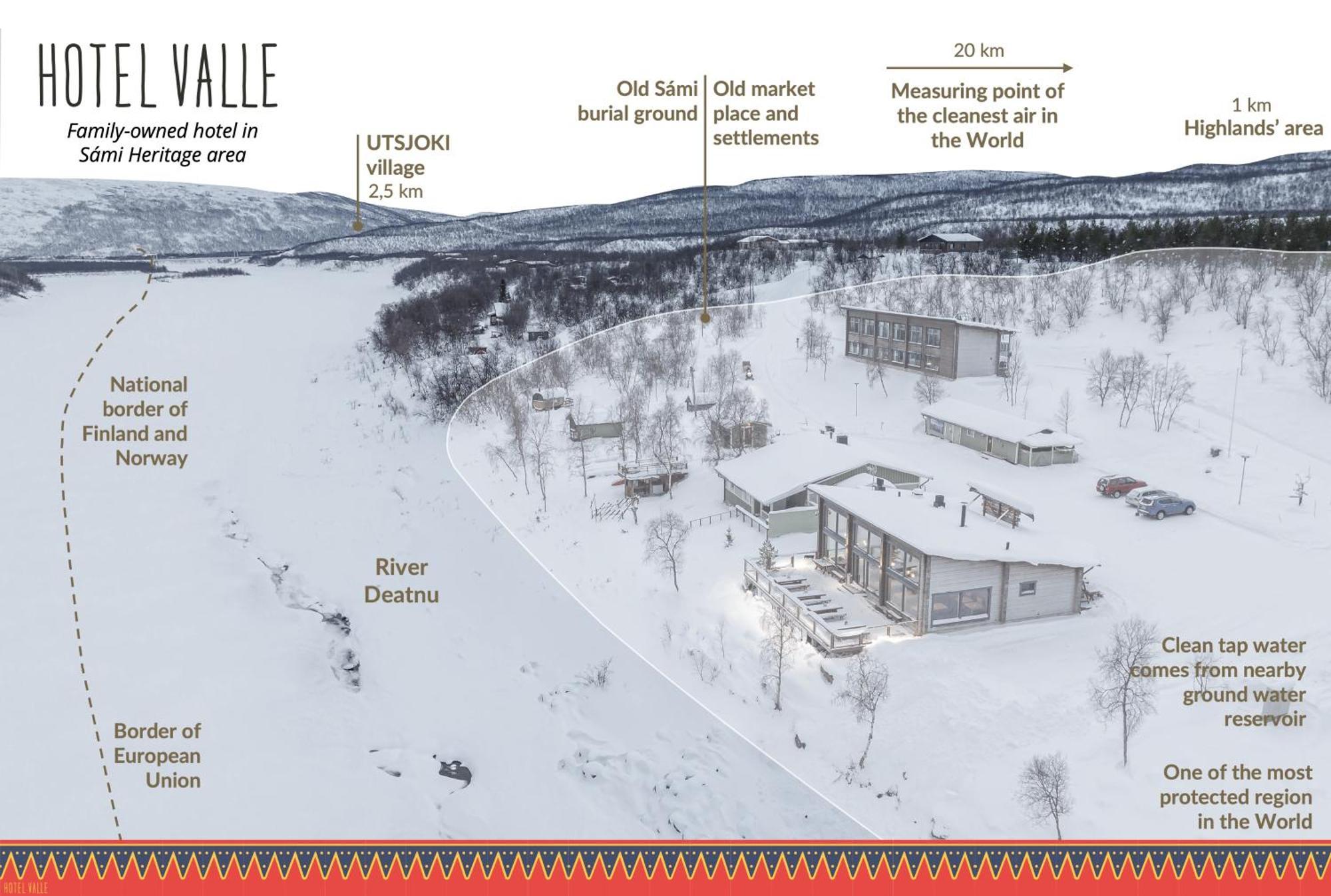 Hotel Valle Lapland Utsjoki Extérieur photo